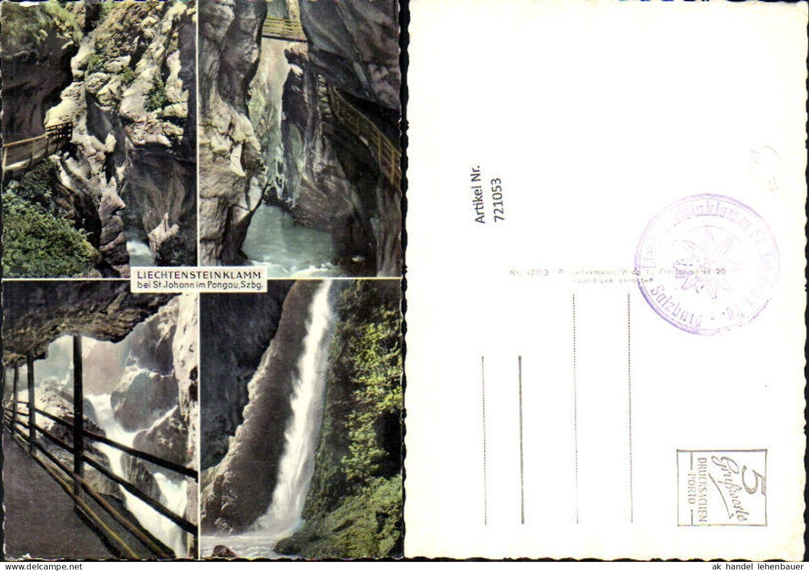 721053 Liechtenstein Klamm St. Johann im Pongau Bez. St. Johann im Pongau