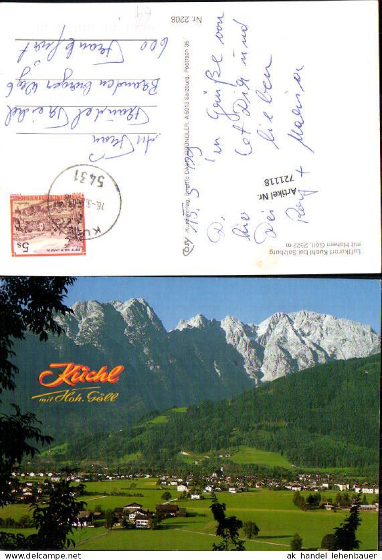 721118 Kuchl bei Salzburg Kuchl Bez. Hallein