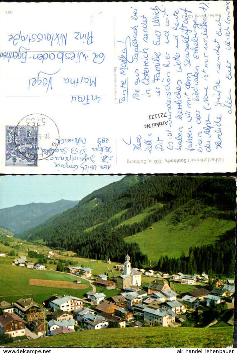 721121 Saalbach Saalbach-Hinterglemm Bez. Zell am See