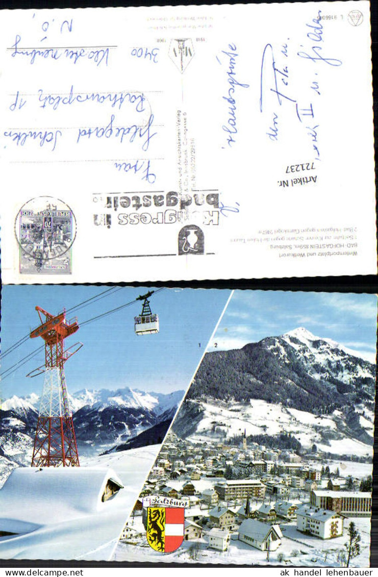 721237 Bad Hofgastein Bad Hofgastein Bez. St. Johann im Pongau Seilbahn