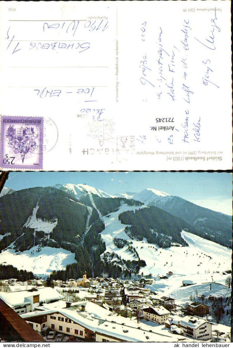 721245 Saalbach Saalbach-Hinterglemm Bez. Zell am See