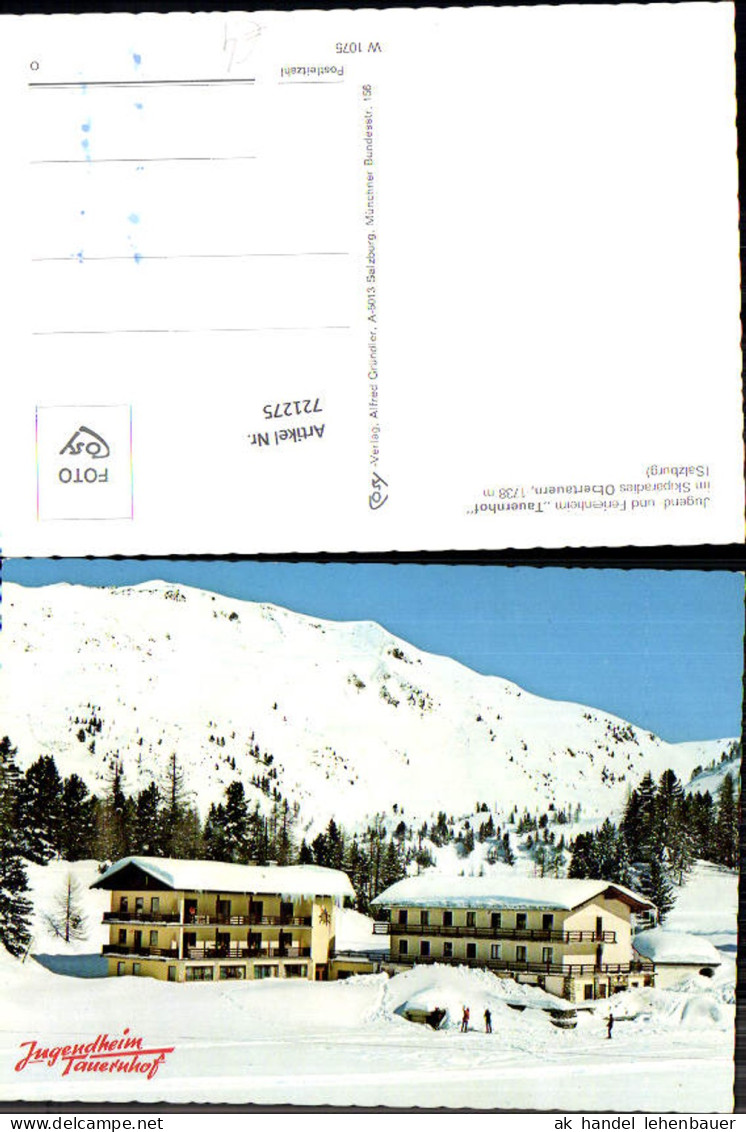 721275 Obertauern Gemeinde Obertauern Bez. Sankt Johann im Pongau