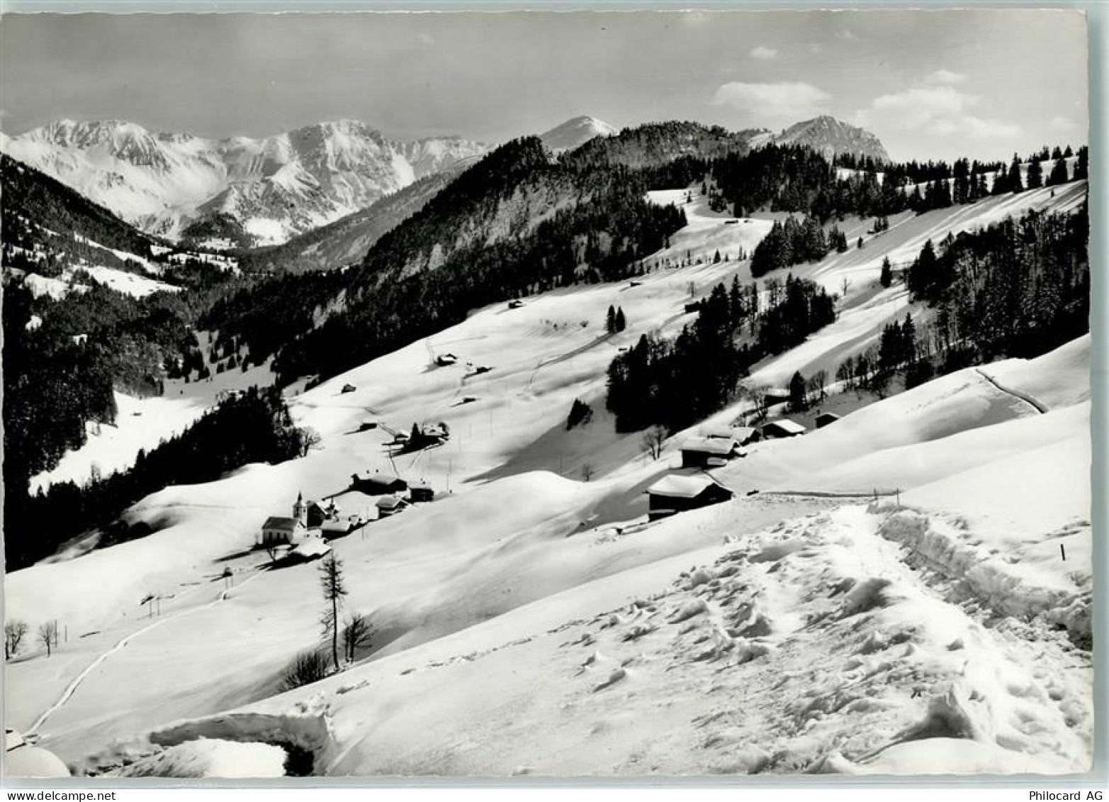 7213 Valzeina - Valzeina gegen den Hochwang Winter - 10282820