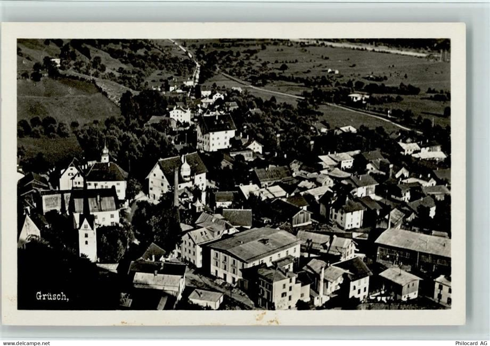 7214 Grüsch Seewis 1937 Foto AK Teilansicht, gute Erhaltung AK - 13070392