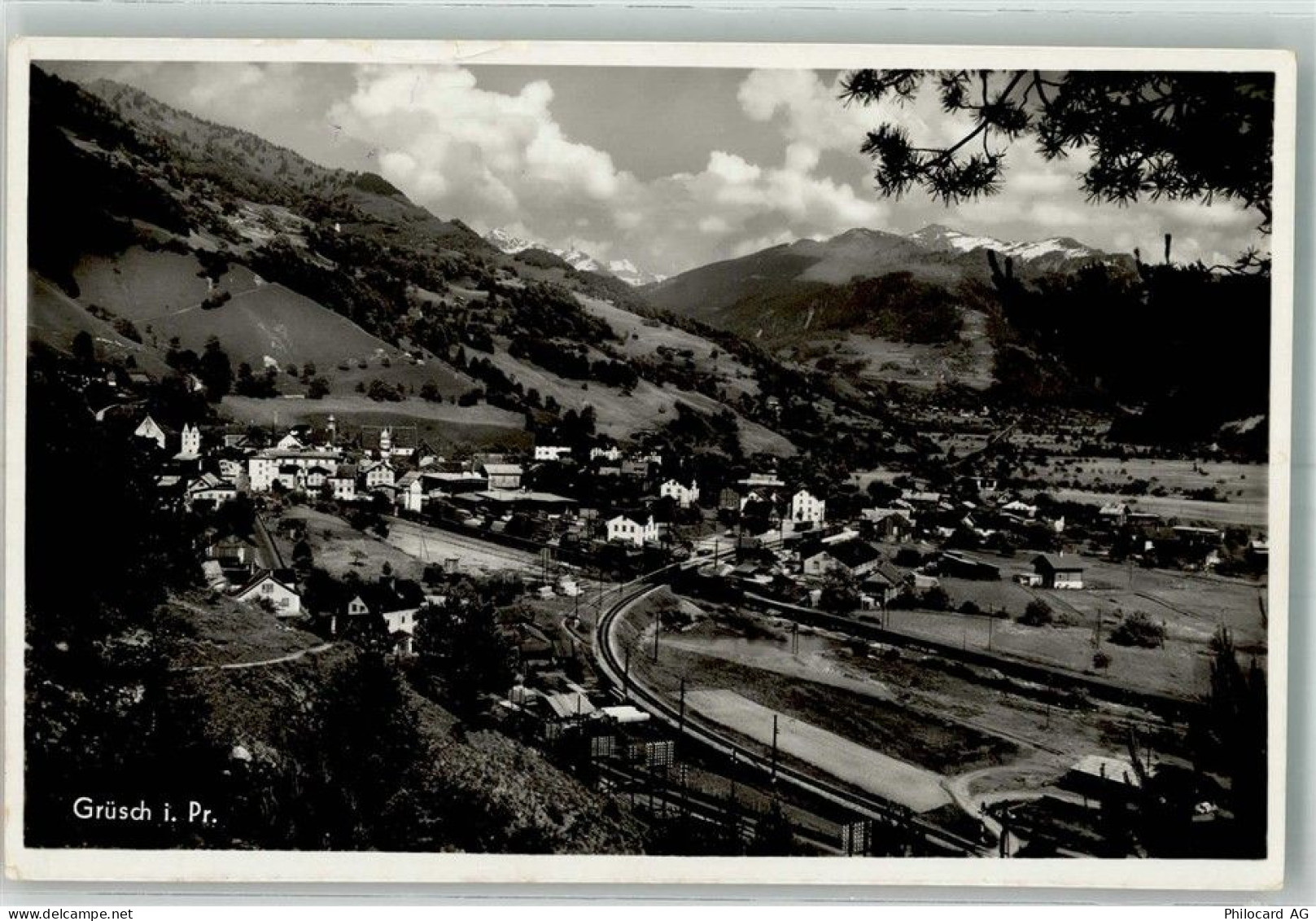 7214 Grüsch Seewis Foto AK Feldpost III/92 - 38211258