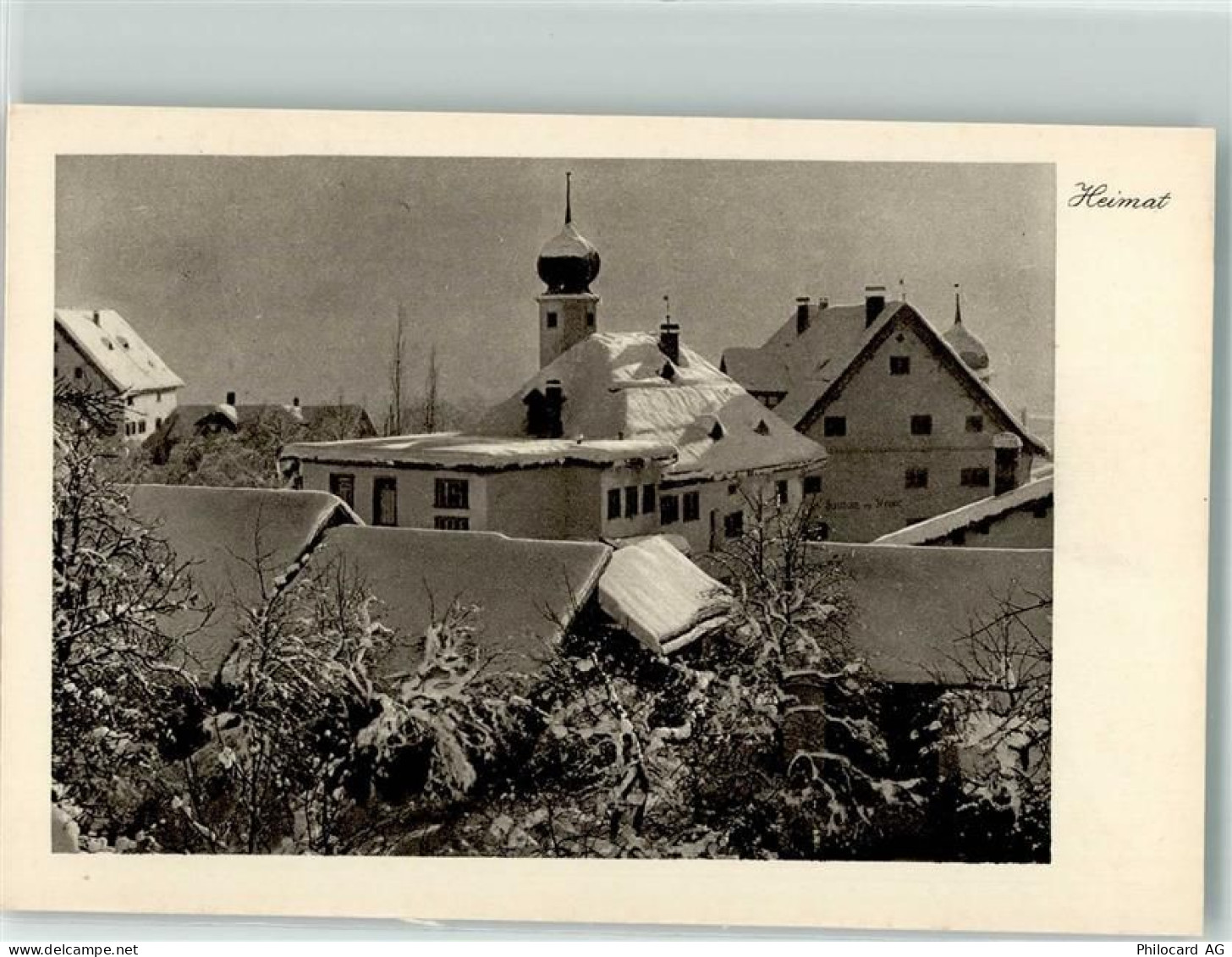 7214 Grüsch Seewis - Heimatbilderserie Kirche Winter - 39704361