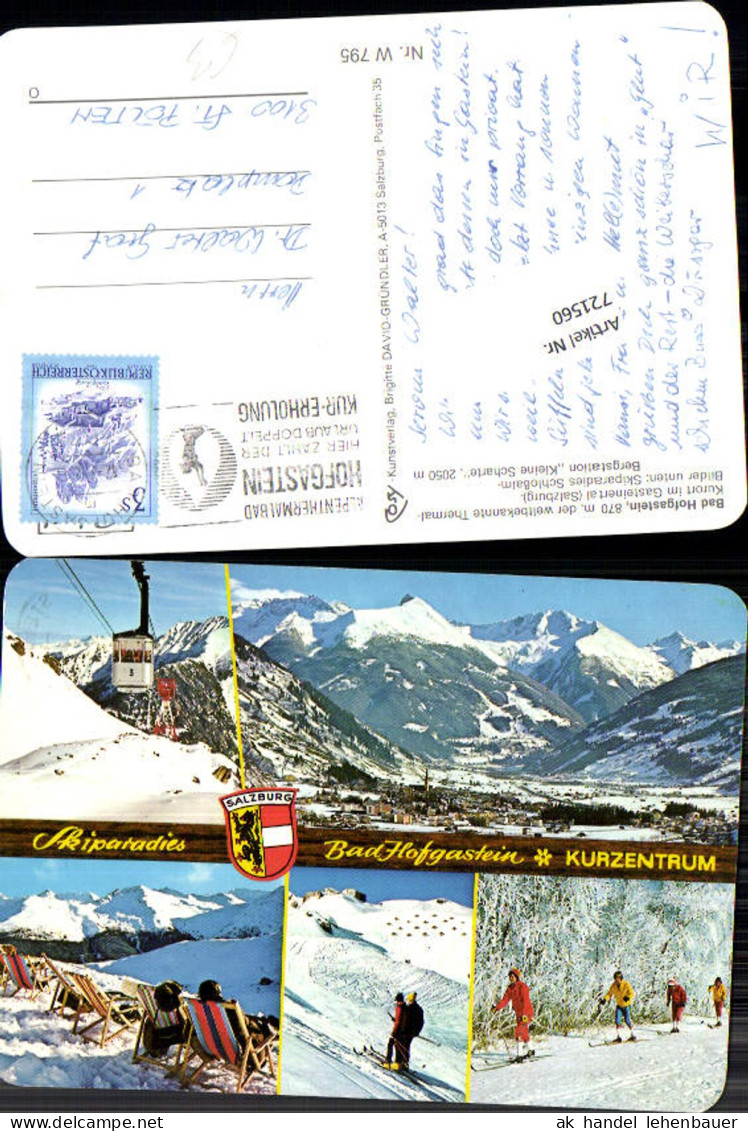 721560 Bad Hofgastein Bad Hofgastein Bez. St. Johann im Pongau