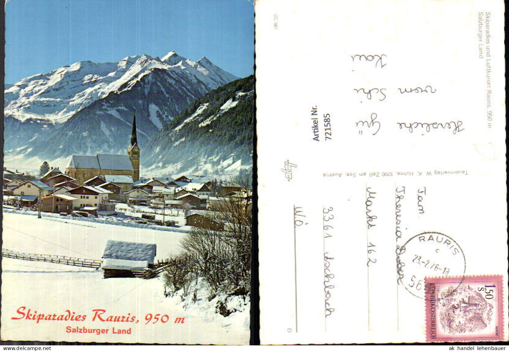 721585 Rauris Winter