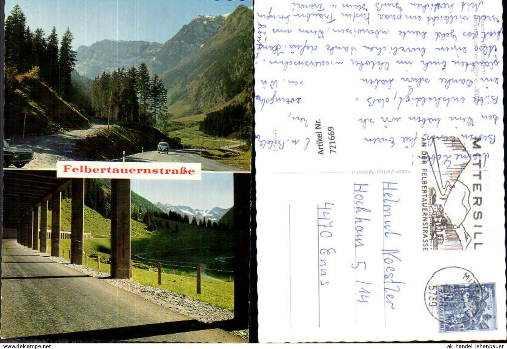 721669 Mittersill Mittersill Bez. Zell am See Felbertauernstraße Felbertauern VW Bully