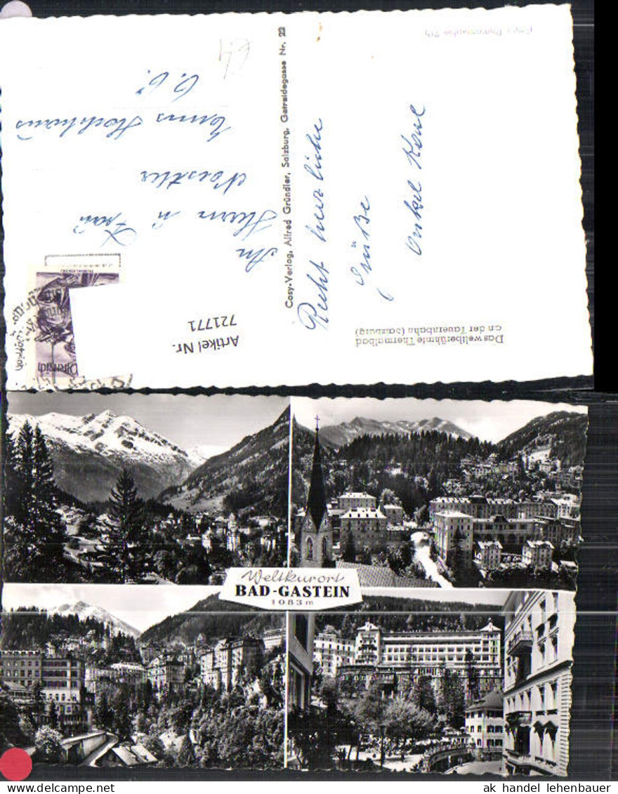 721771 Bad Gastein Bad Gastein Bez. Sankt Johann im Pongau