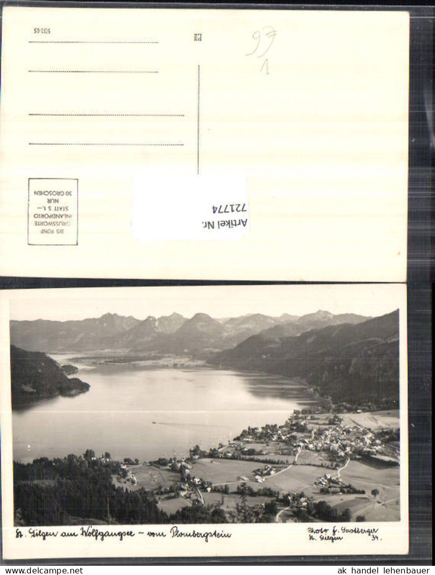 721774 St. Gilgen St. Gilgen Bez. Salzburg-Umgebung