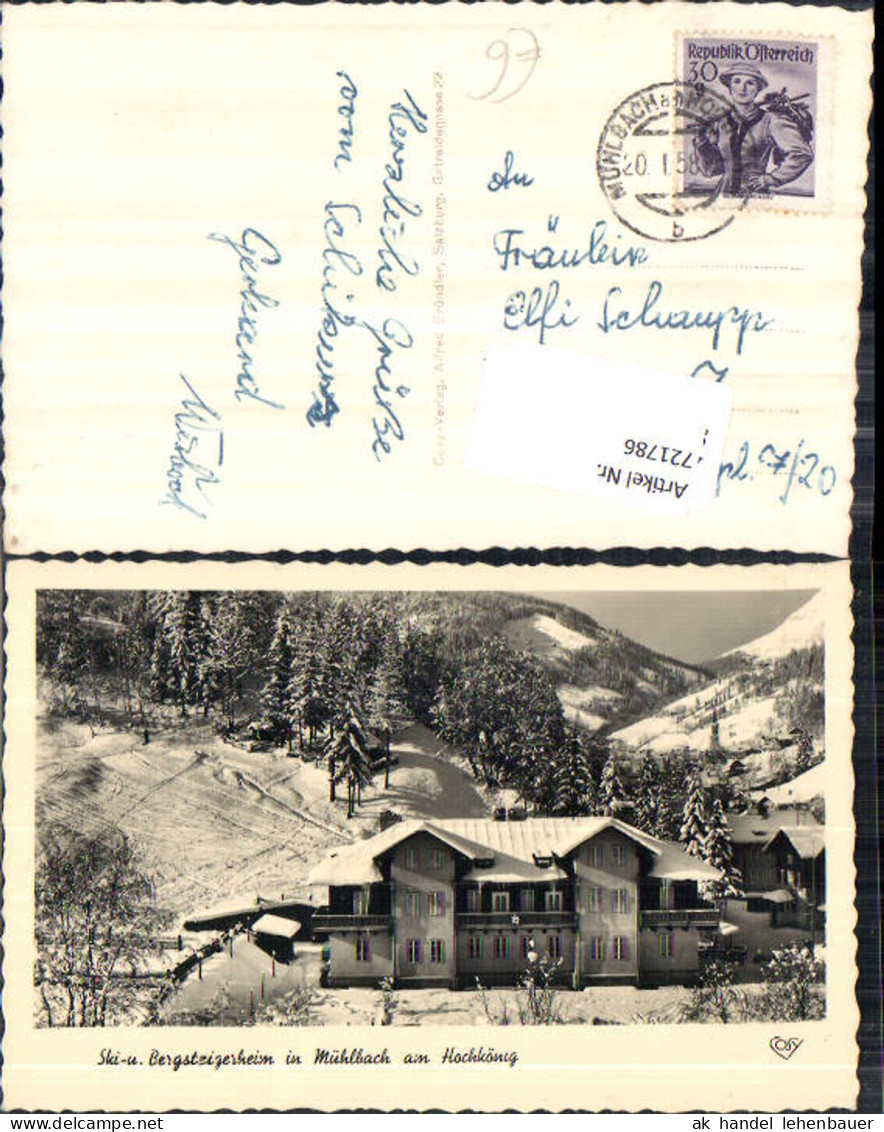 721786 Mühlbach am Hochkönig Mühlbach am Hochkönig Bez. St. Johann im Pongau