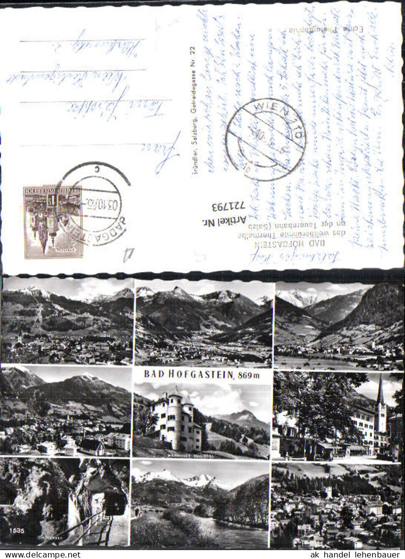 721793 Bad Hofgastein Gemeinde Bad Hofgastein Bez. Sankt Johann im Pongau 1965