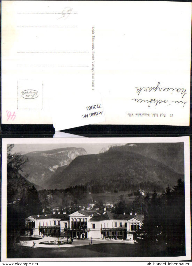 722061 Bad Ischl Bad Ischl Bez. Gmunden