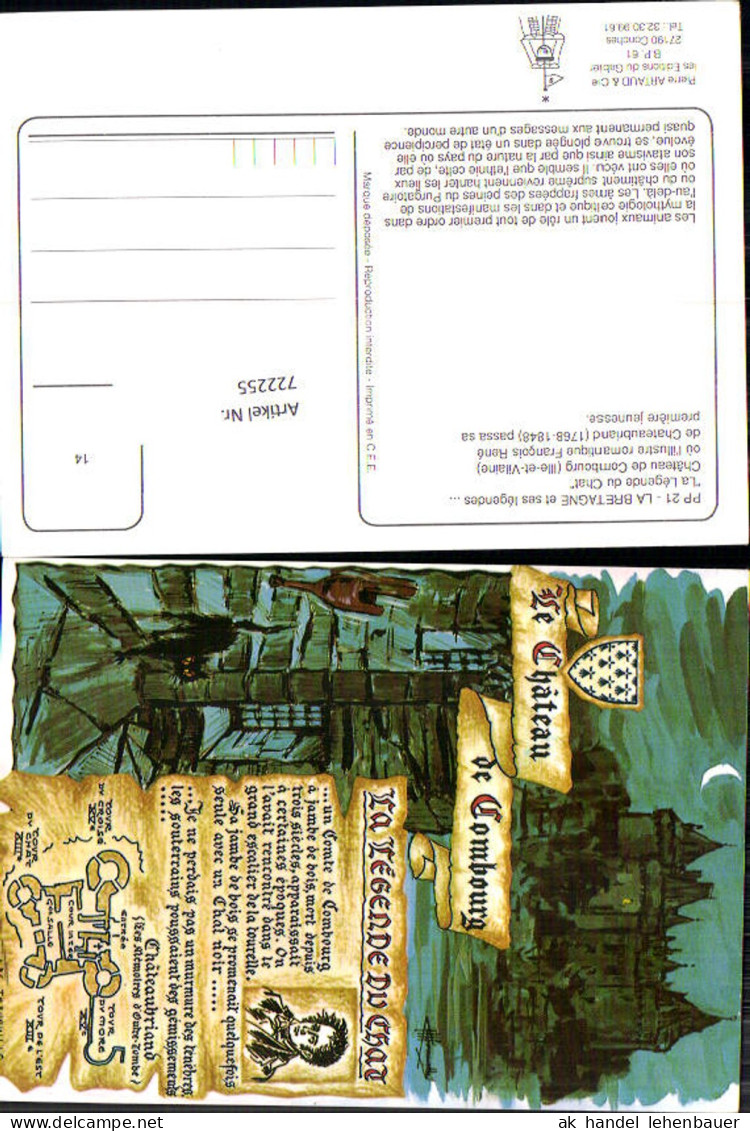 722255 La Bretagne Chateau de Combourg Combourg Ille-et-Vilaine