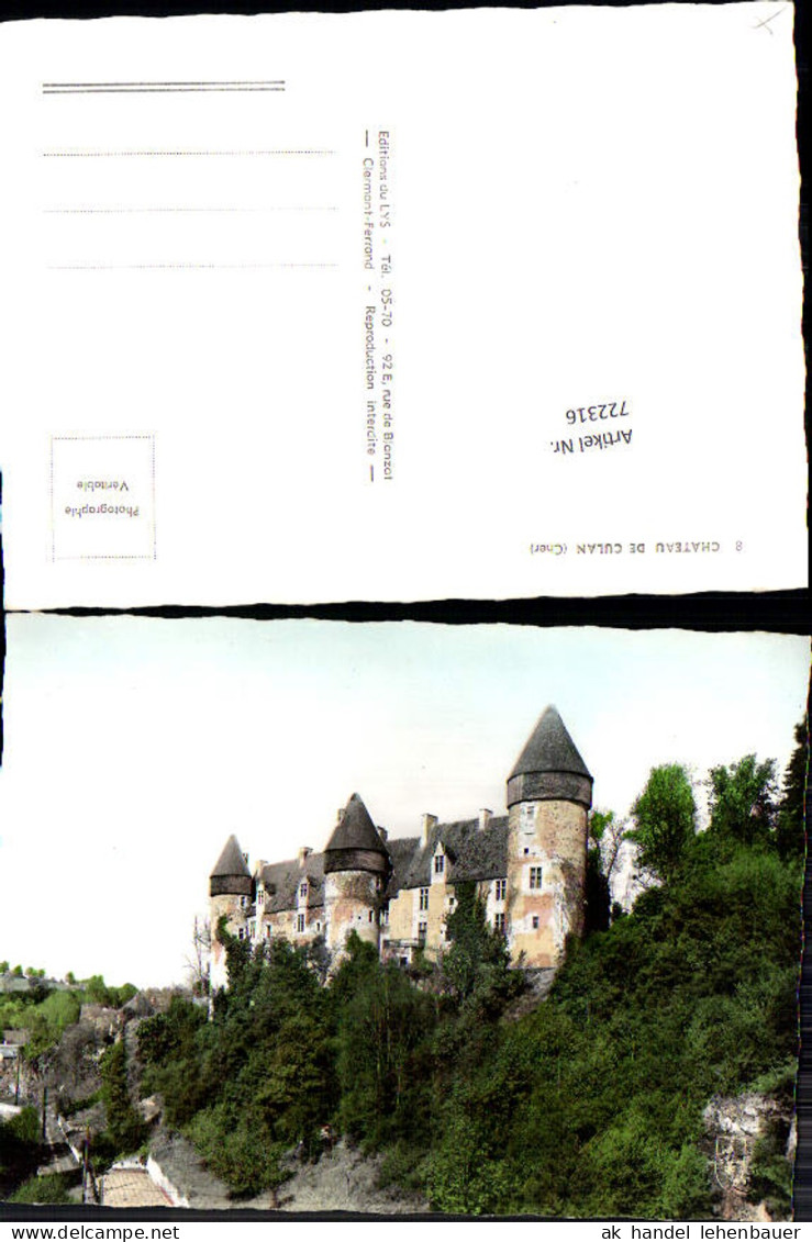 722316 Chateau de Culan Cher