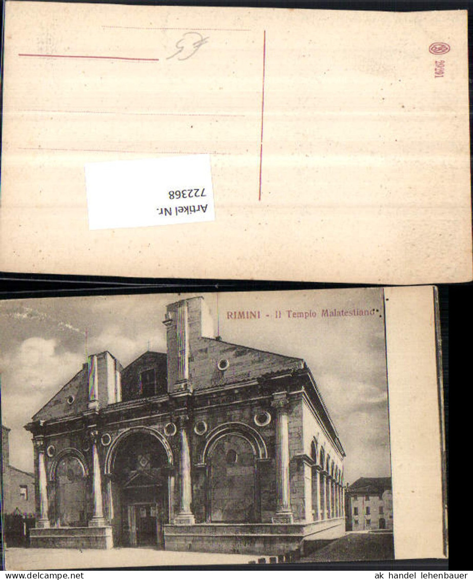 722368 Rimini Il Templo Malatestiand Rimini C