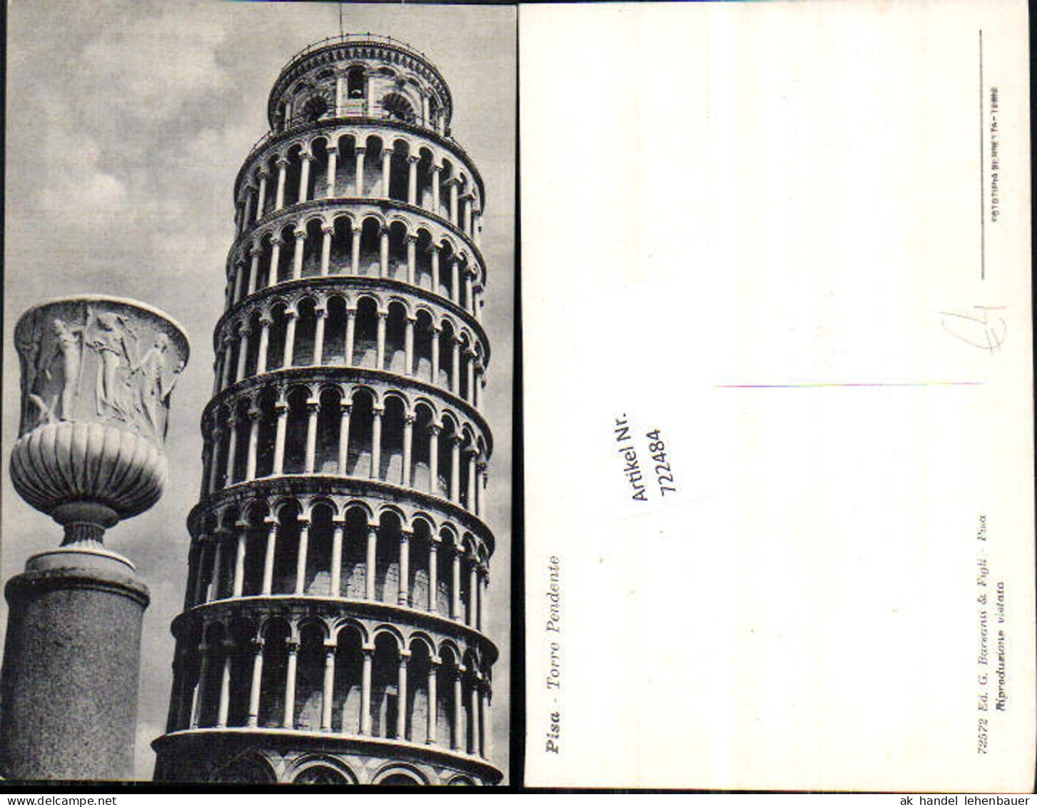 722484 Pisa Torre Pendente Pisa Provincia di Pisa Schiefer Turm