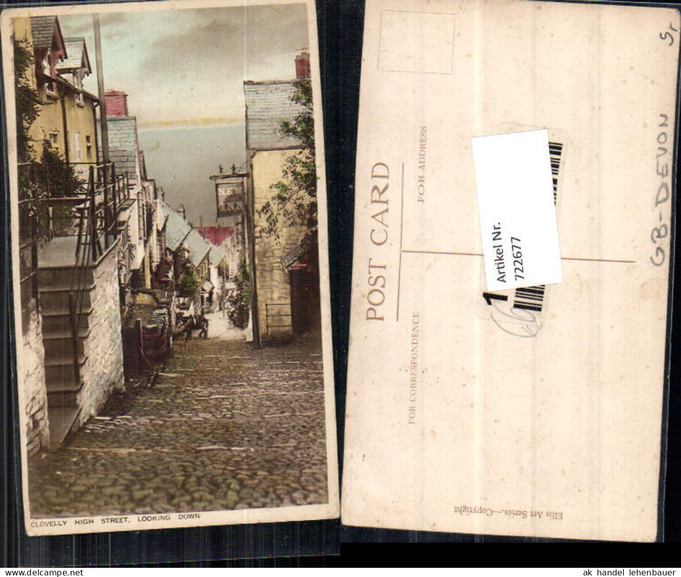722677 Clovelly High Street Clovelly Devon County GB