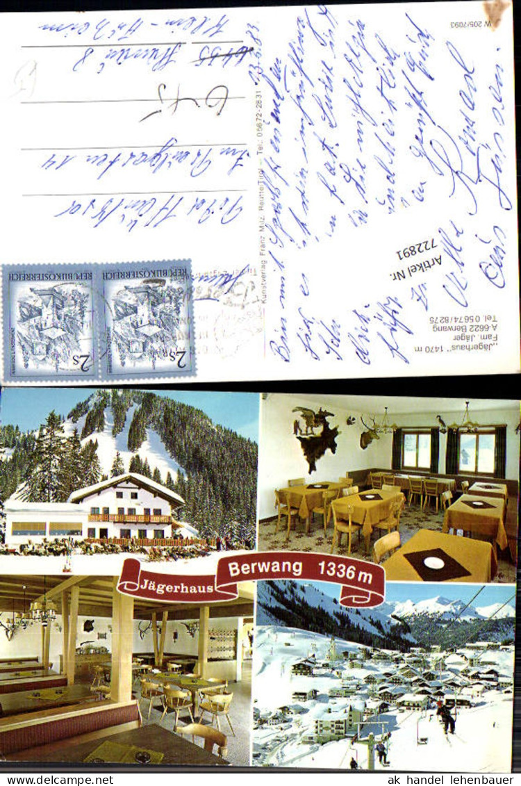 722891 Berwang Jägerhaus Gemeinde Berwang LK Reutte