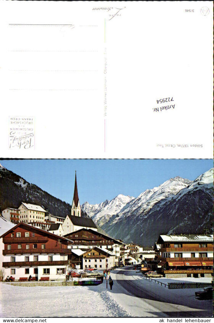 722954 Sölden Ötztal Gemeinde Sölden Bez. Imst