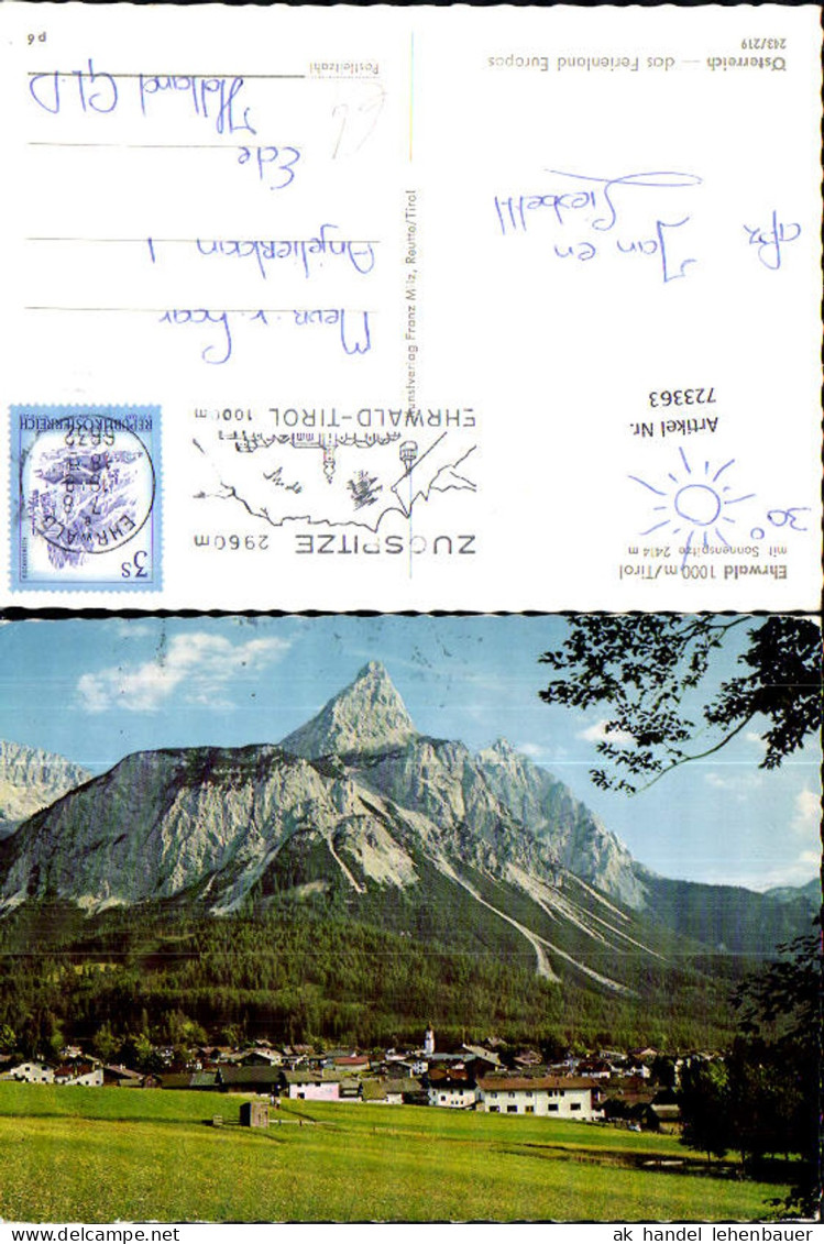 723363 Ehrwald Sonnenspitze Zugspitze Ehrwald Bez. Reutte