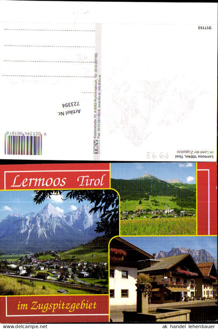 723394 Lermoos Zugspitzgebiet Lermoos Bez. Reutte