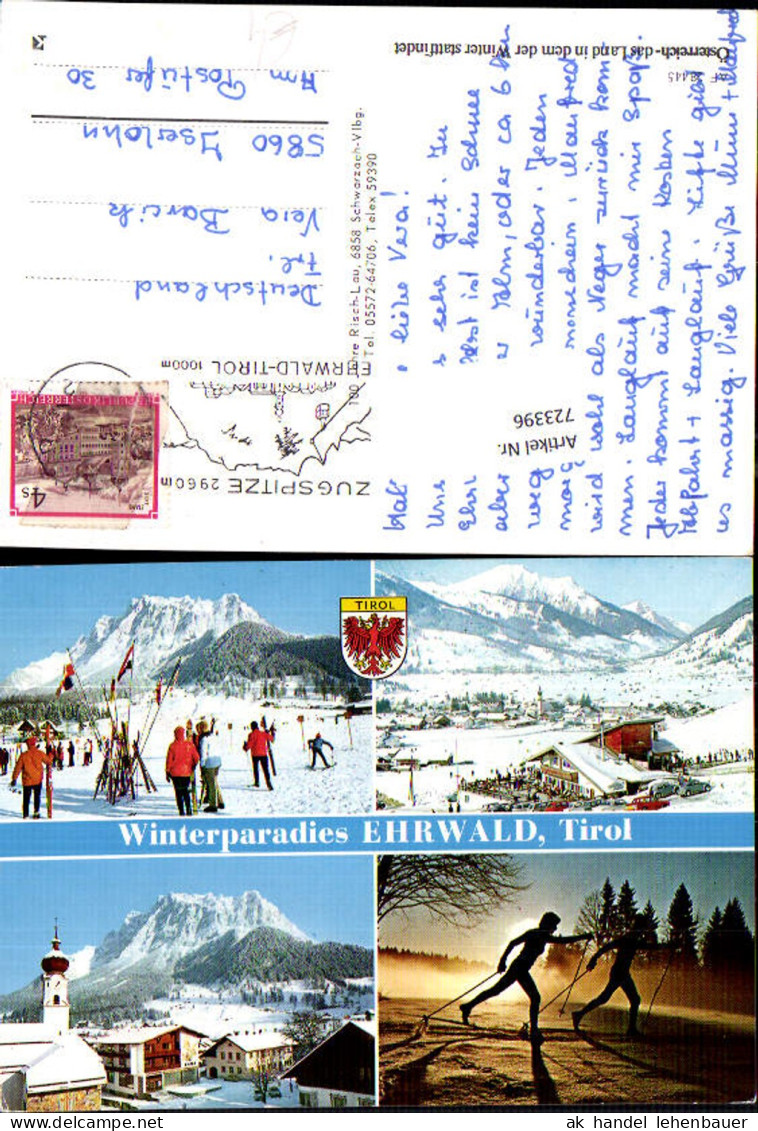 723396 Ehrwald Winterparadies Ehrwald Wintersport Zugspitze