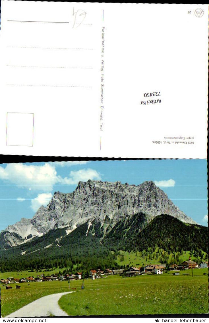 723450 Ehrwald Zugspitzmassiv Gemeinde Ehrwald Bez. Reutte