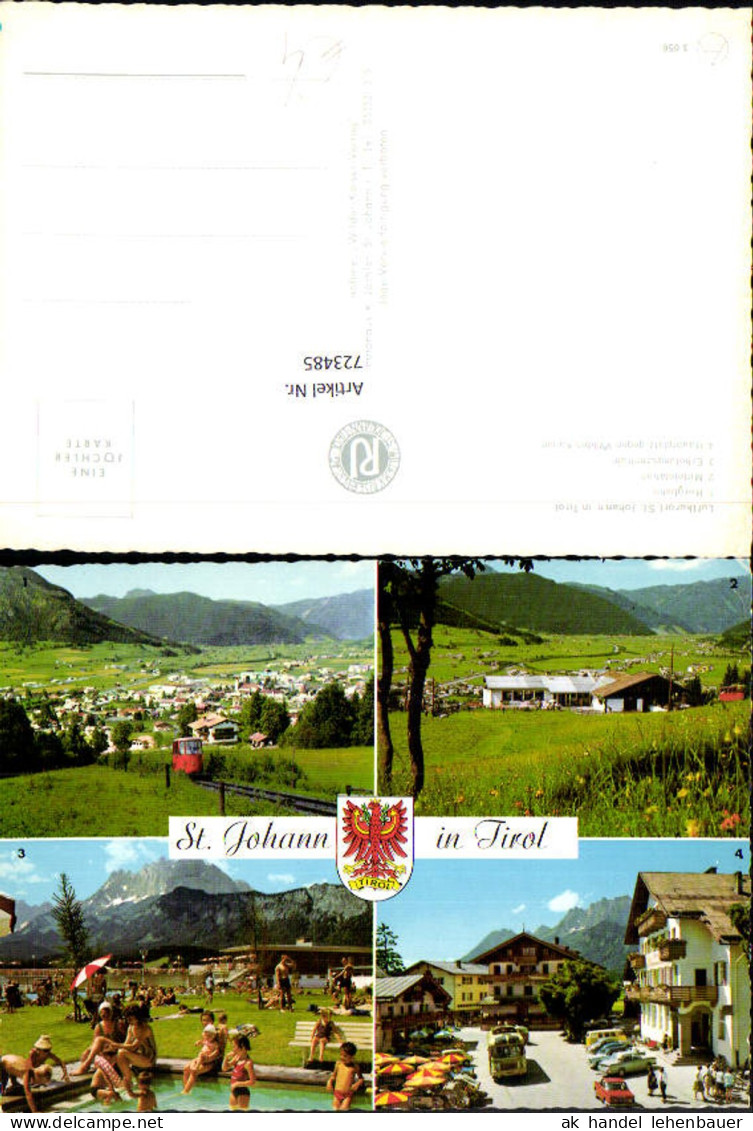 723485 St. Johann in Tirol Luftaufnahme Berge St. Johann in Tirol Bez. Kitzbühel