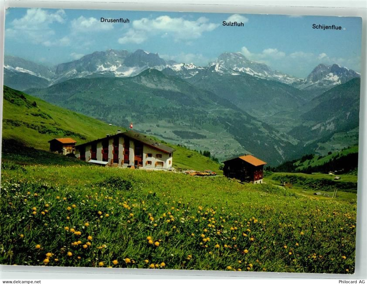 7235 Fideris - Skihaus Arflina Drusenfluh Sulzfluh Schiienflue - 39489912
