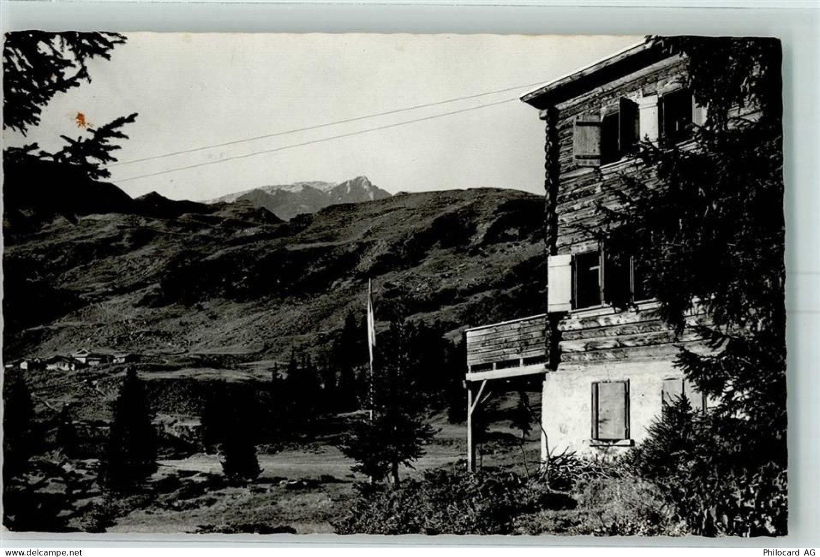 7241 Conters im Prättigau - CVJM Duranna Hütte ob Conters Blick gegen di... - 10395052