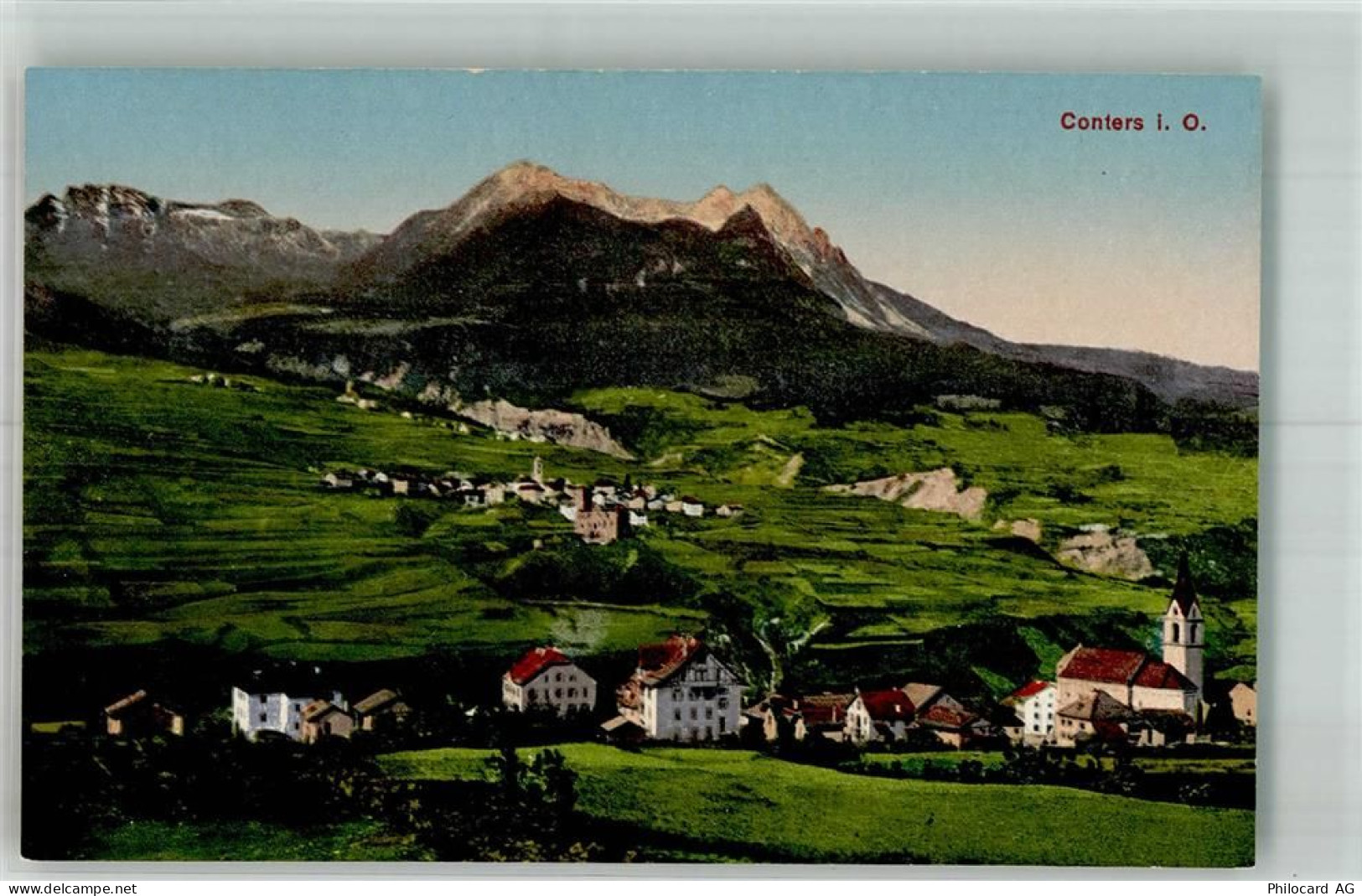 7241 Conters im Prättigau Foto AK - 10749745