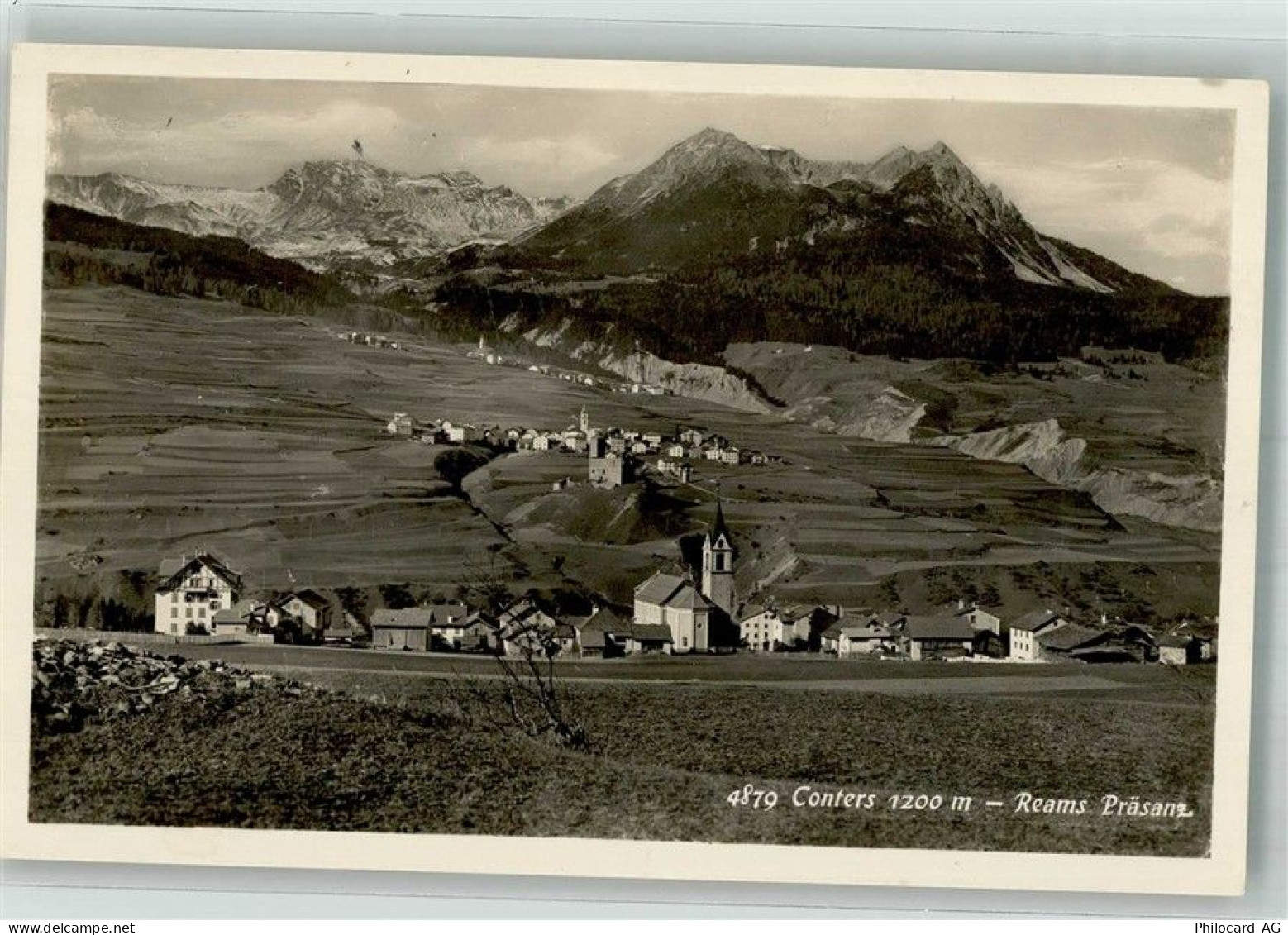 7241 Conters im Prättigau Foto AK - 38223062