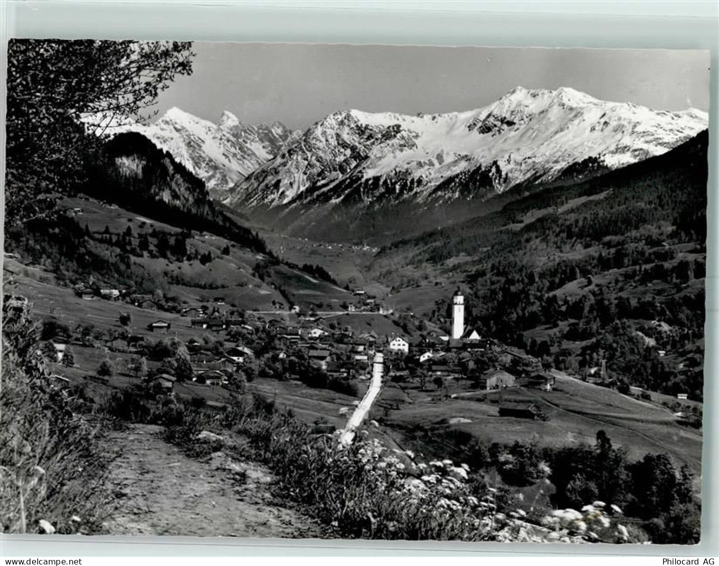 7247 Saas im Prättigau - Blick gegen Klosters und die Silvrettagruppe - 10395507