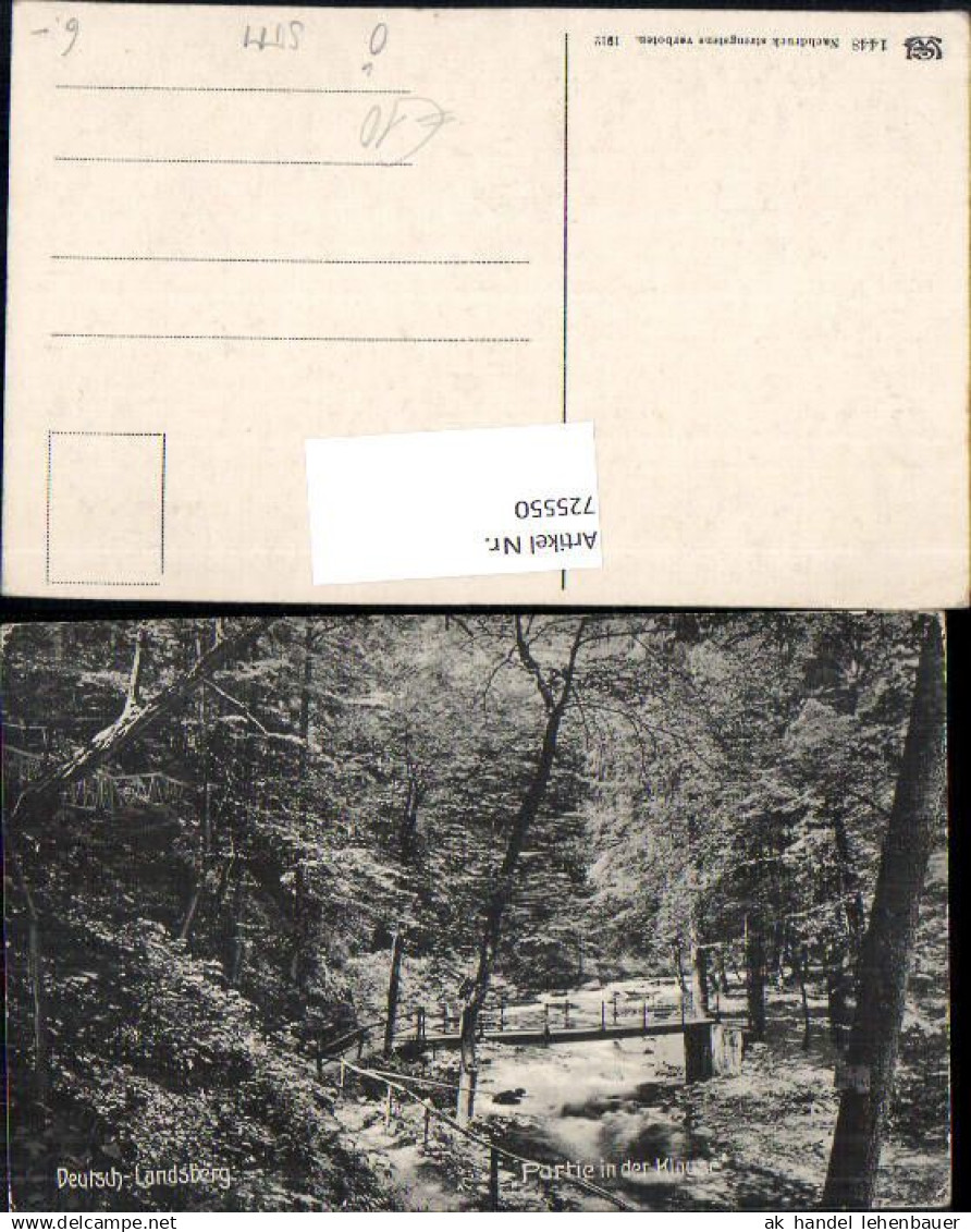 725550 Deutschlandsberg Deutsch Landsberg Klause Partie