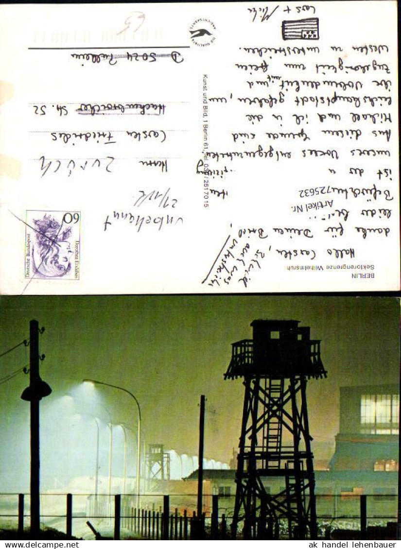 725632 Berlin Sektorengrenze Wilhelmsruh Berliner Mauer DDR