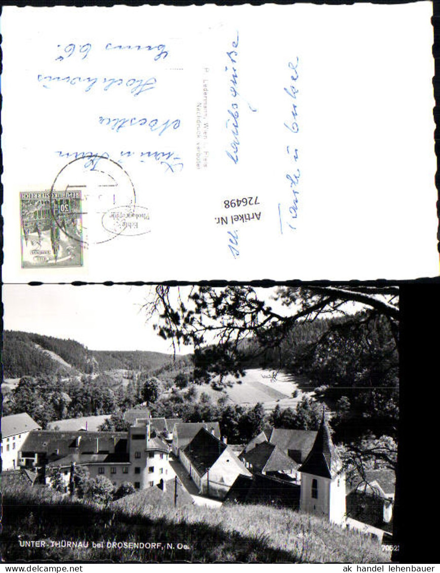 726498 Unter Thürnau Unterthürnau b. Drosendorf Bez. Waidhofen an der thaya
