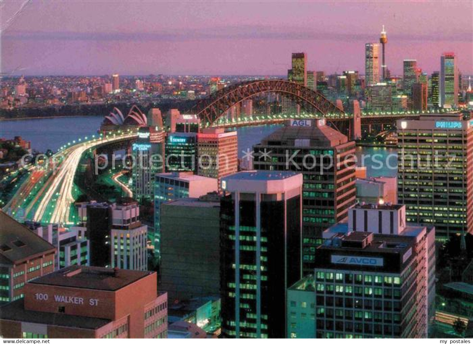 72741982 Sydney New South Wales city at dusk Sydney
