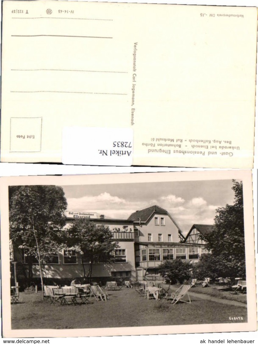 72835,Unkeroda bei Eisenach F&ouml;rtha Marksuhl Gasthaus Eltegrund