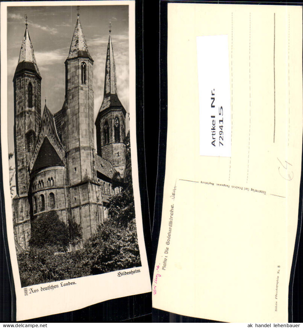 729415 Foto AK Hildesheim Aus deutschen Landen Godehardikirche