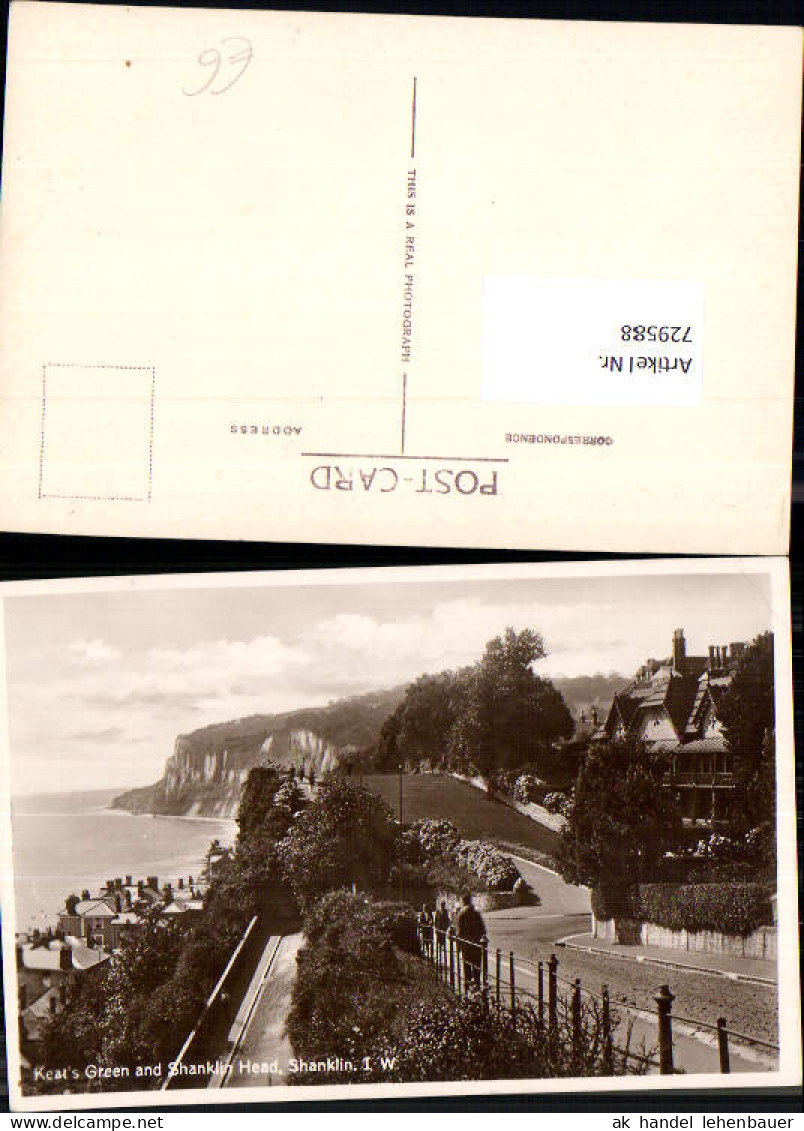 729588 Shanklin Keats Green and Shanklin Head Küste Great Britain