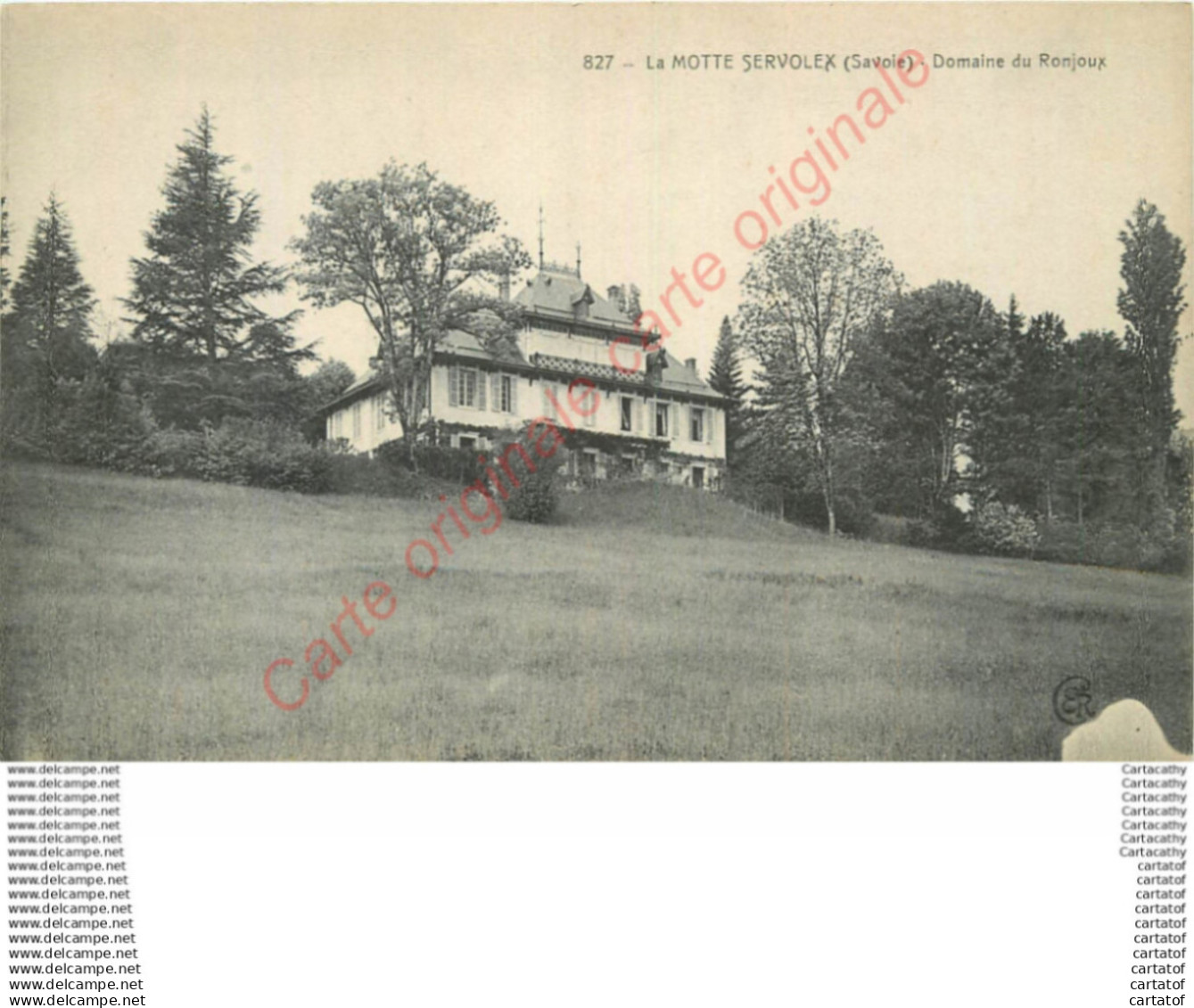 73.  LA MOTTE SERVOLEX .  Domaine du Ronjoux .