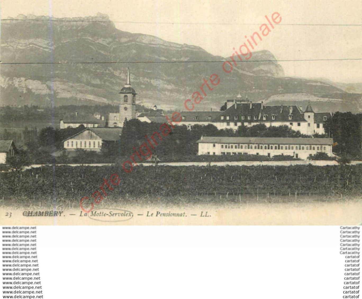 73.  LA MOTTE SERVOLEX .  Le Pensionnat .