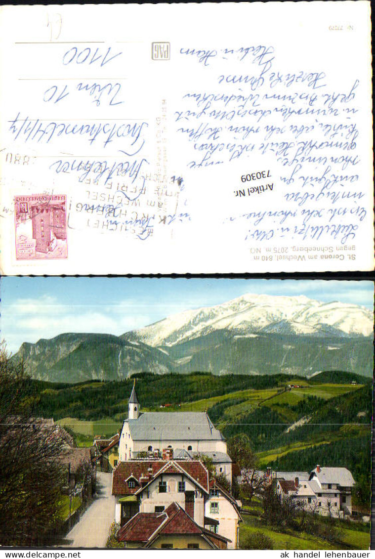 730309 St. Corona am Wechsel gegen Schneeberg St. Corona am Wechsel Bez. Neunkirchen