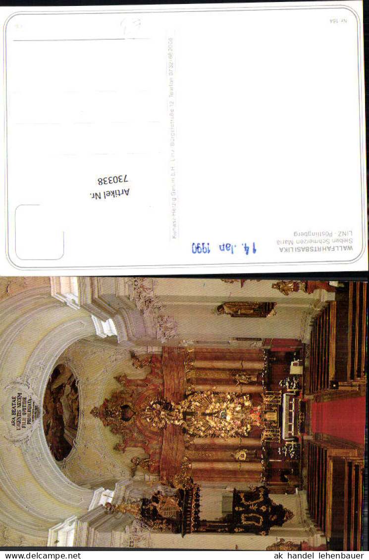 730338 Linz Pöstlingberg Wallfahrtsbasilika Bez. Linz