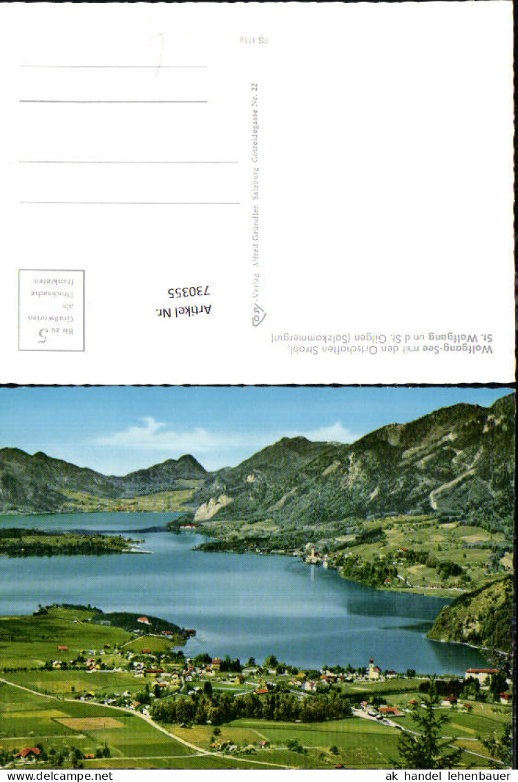 730355 Wolfgang-See Salzkammergut Strobl St. Wolfgang Gilgen