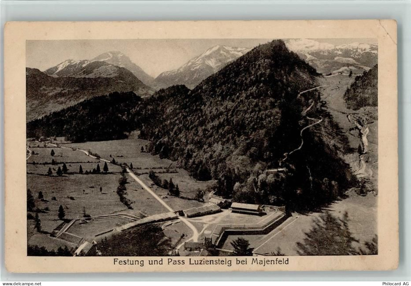 7304 Maienfeld - Festung und Pass Luziensteig bei Maienfeld - 10194886