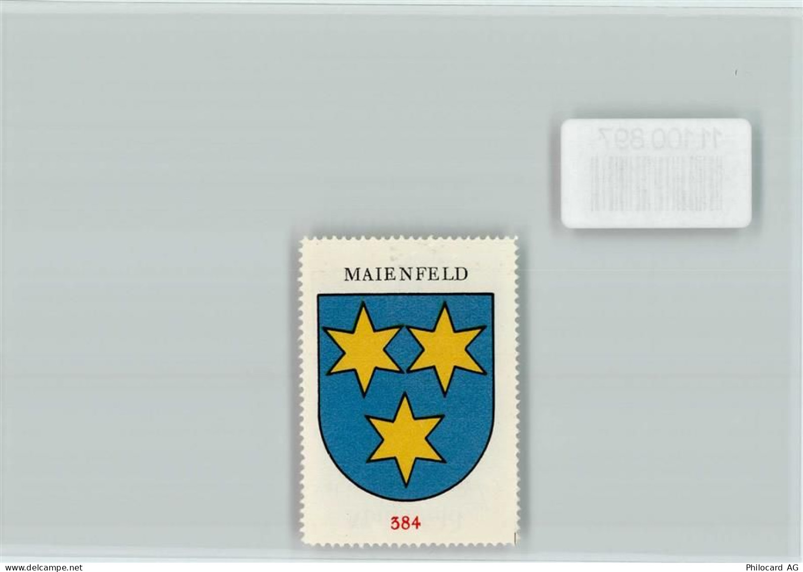 7304 Maienfeld - Vignette Wappen Kaffee Hag ca 1920-1940 Maienfeld - 11100897