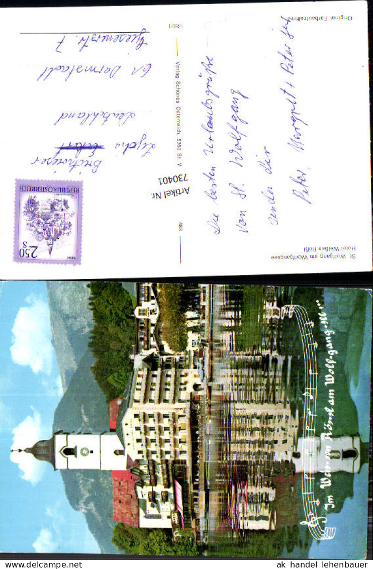 730401 St. Wolfgang Hotel Weißes Rössl Marktgemeinde St. Wolfgang Bez. Gmunden